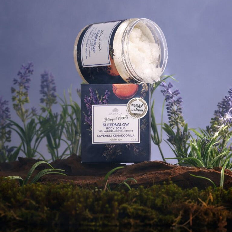 Lavender Body Scrub With Grapefruit Essential Oil - 250 ml