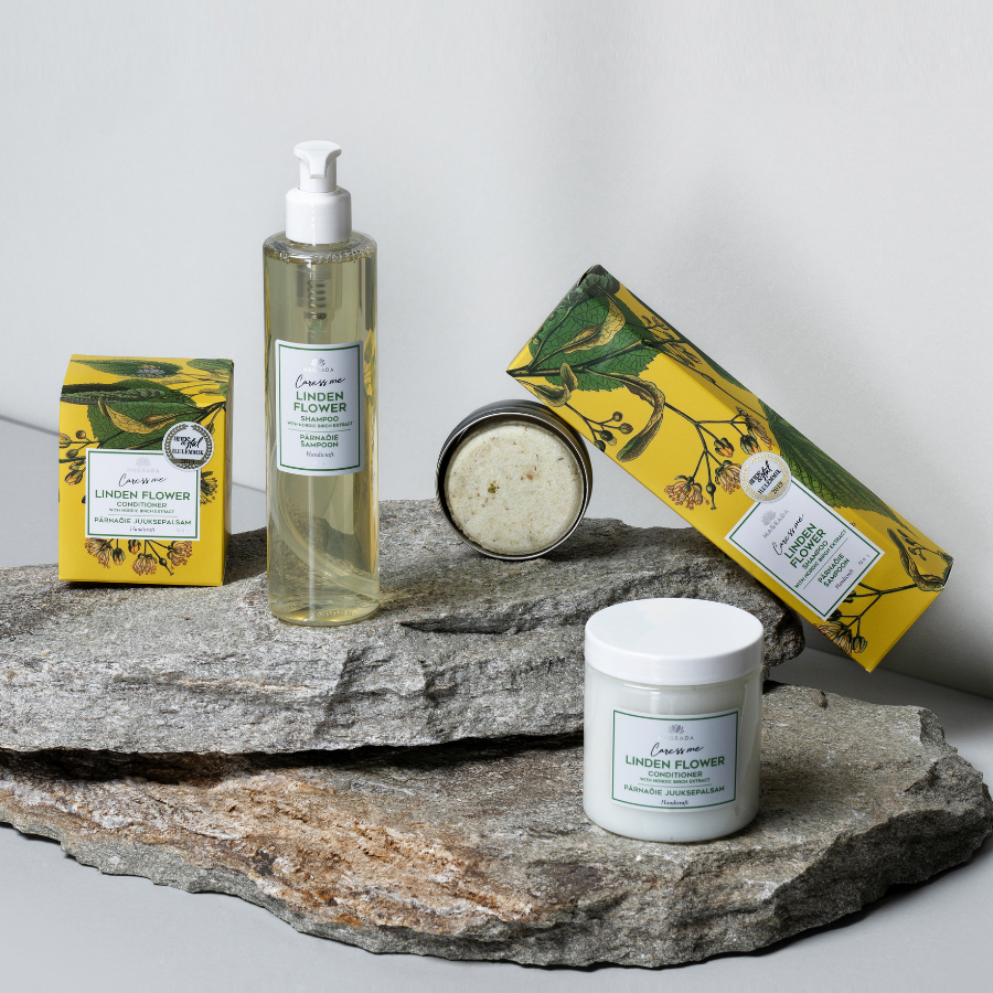 Solid Linden Flower Shampoo With Nordic Birch Extract