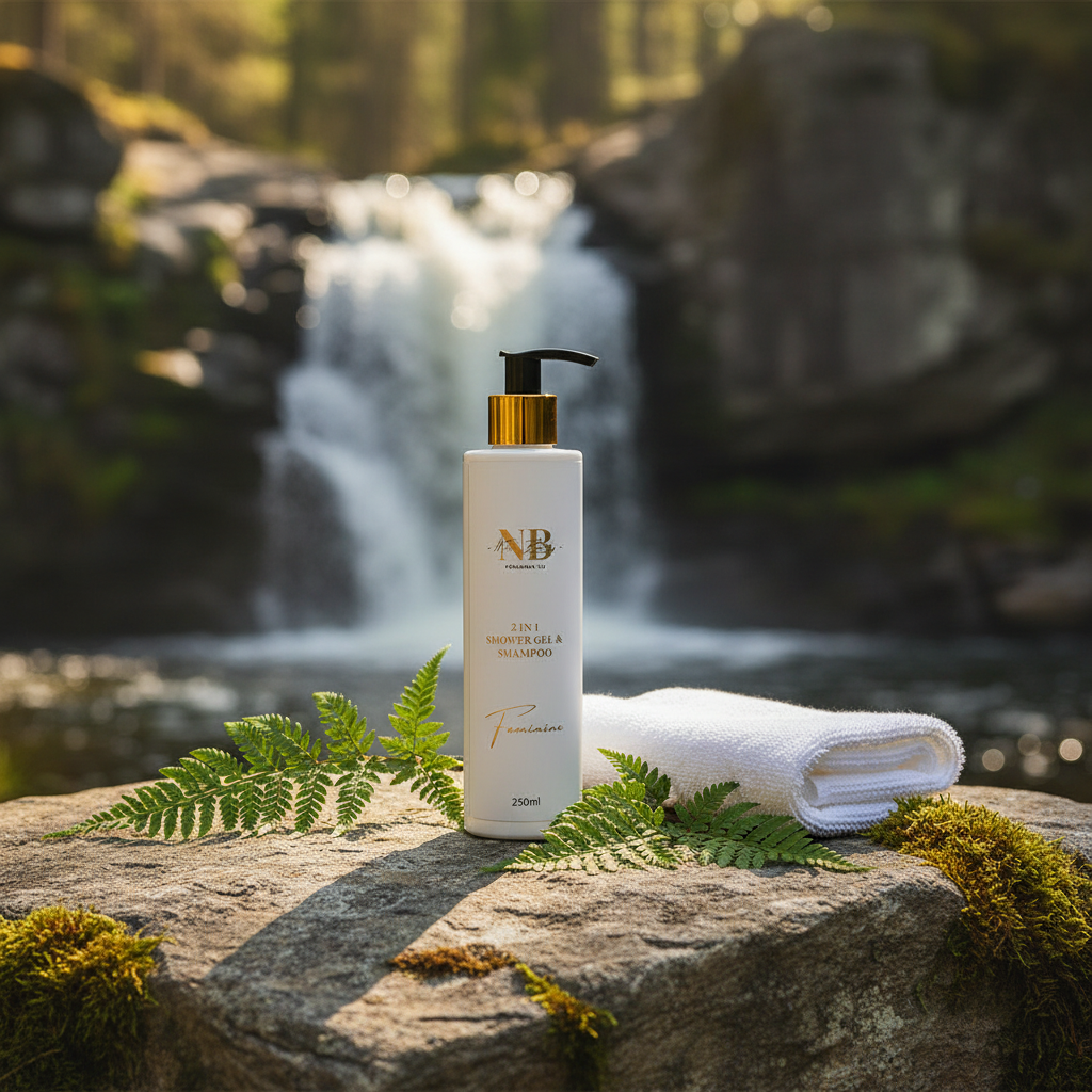 NORTH BEAUTY - 2in1 Tusfürdő és Sampon Nőknek, 250ml