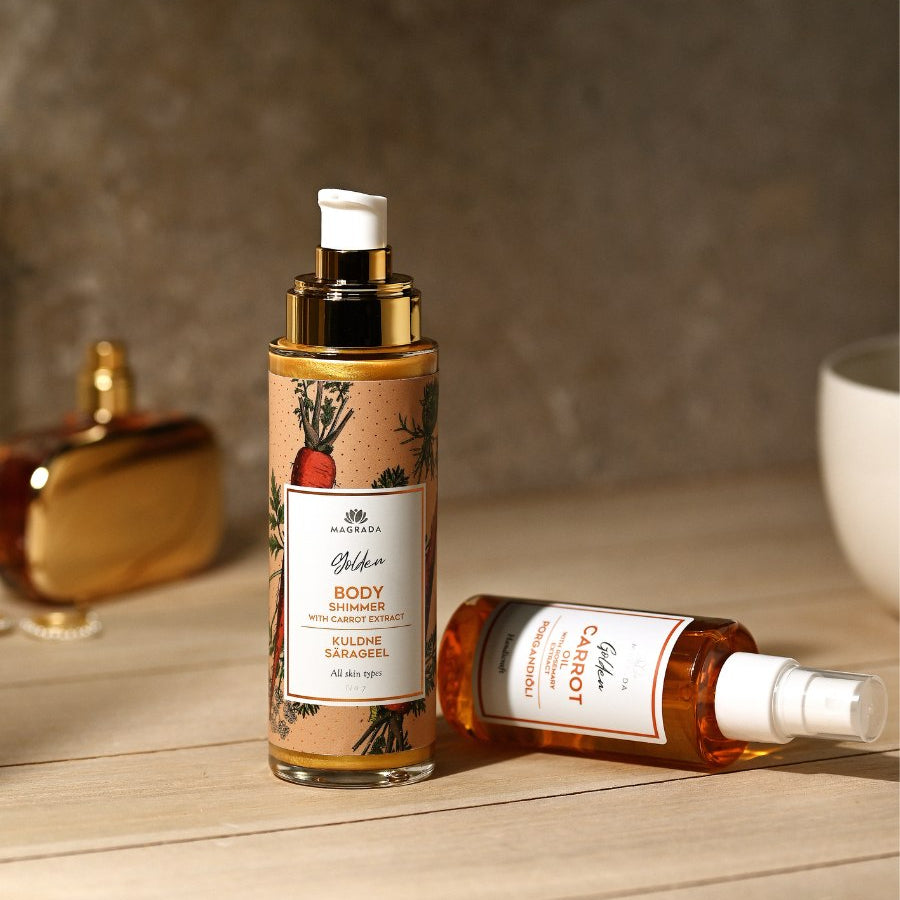 Golden Shimmer Gel With Carrot Extract - 100 ml
