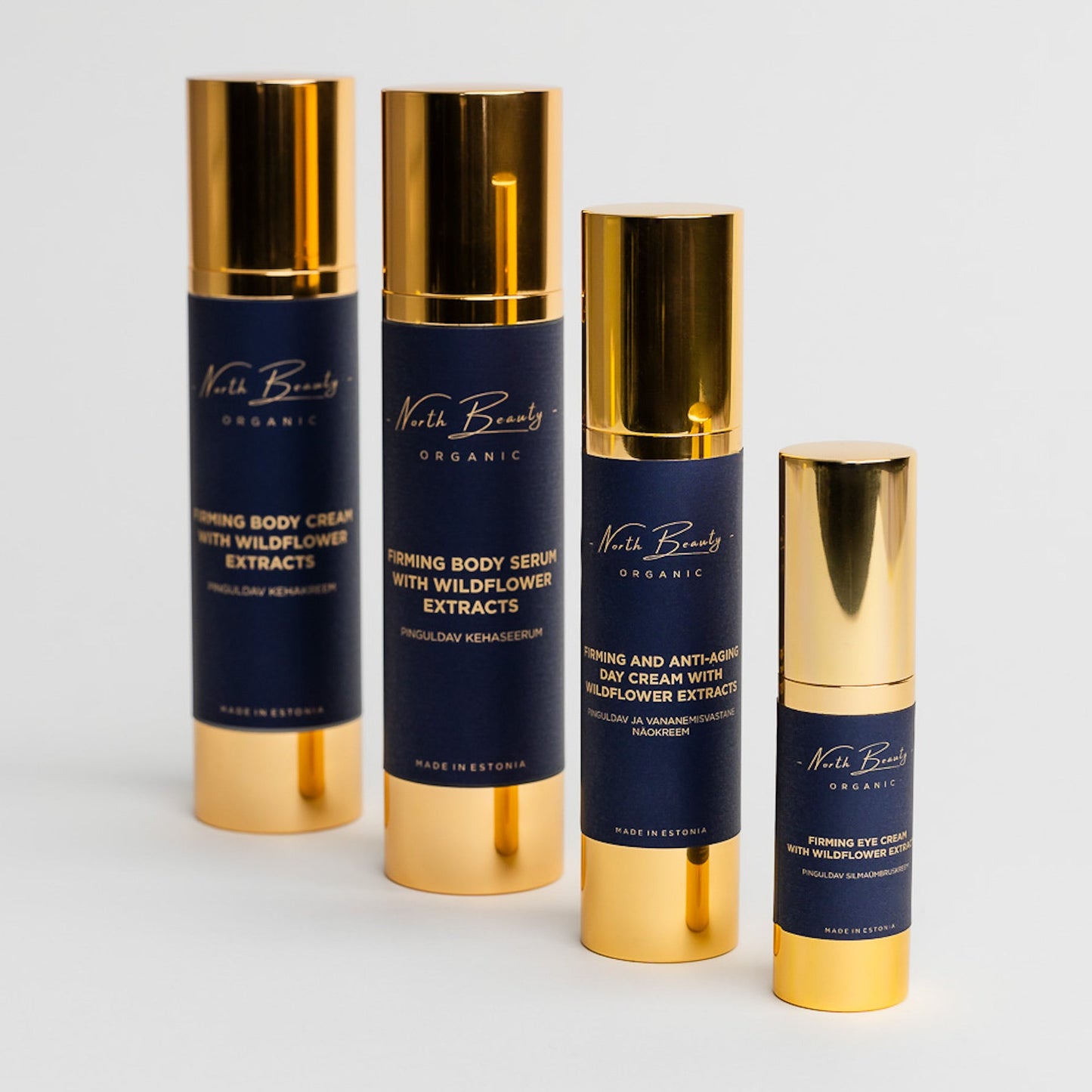 Firming Body and Face Kit with Hyaluronic Acid and Flower Extracts