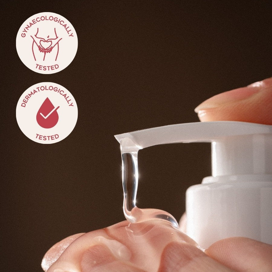 Intimate Wash Gel with Chamomile, Aloe, and AHA, pH 4.5