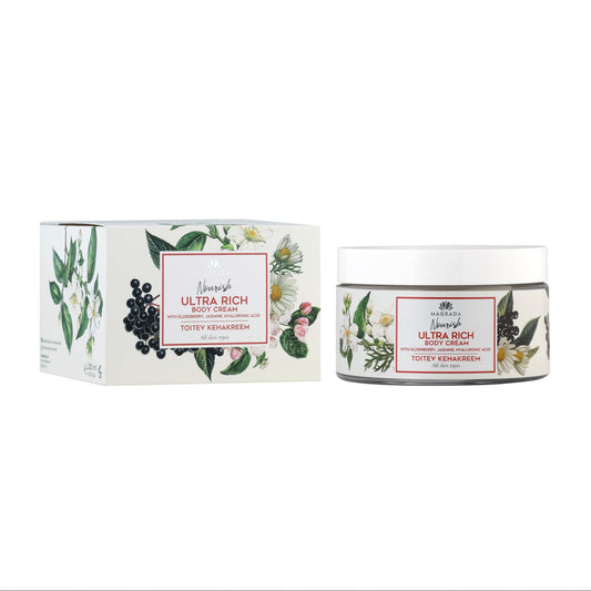 Nourishing Body Cream With Elderberry, Jasmine And Hyaluronic Acid, 200 ml