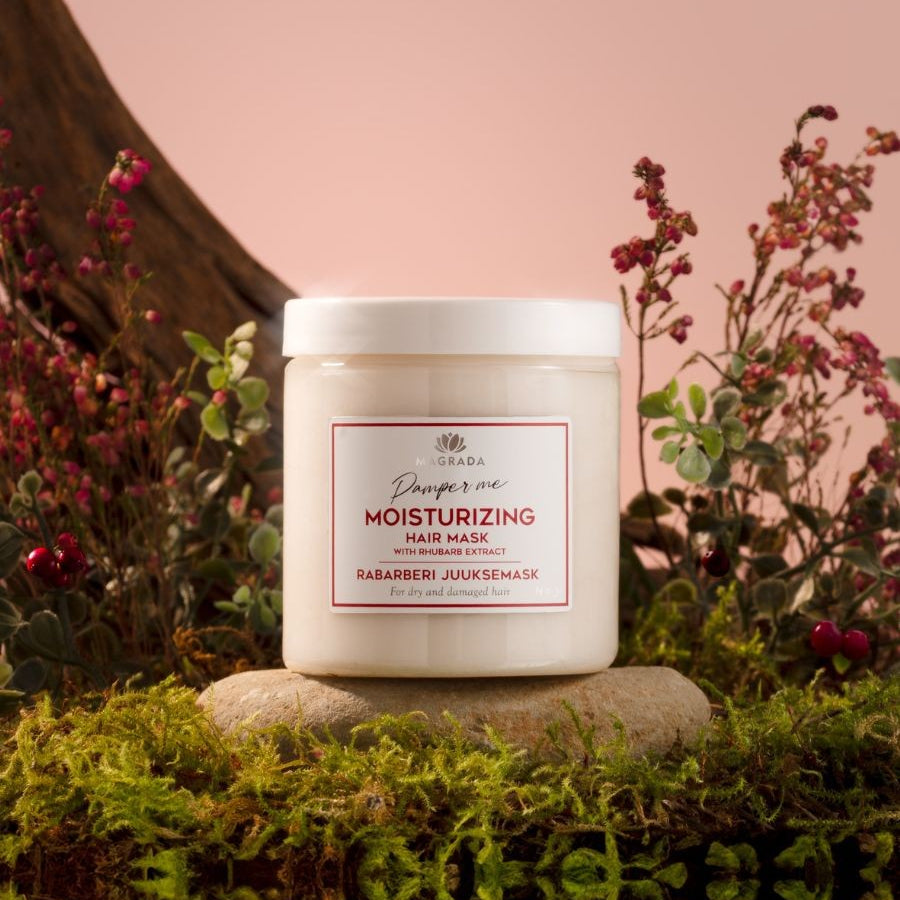 Rhubarb Hair Mask With Castor Oil - 250 ml