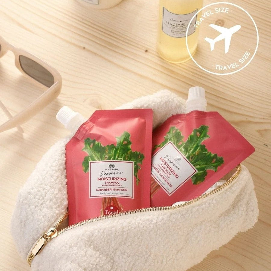 TRAVEL SIZE Rhubarb Shampoo With Aloe Extract - 100 ml